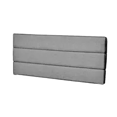 MAVISAC - Cabecera Abraham Dos Plazas Color Plata - Tela