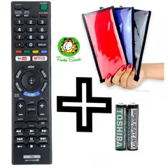 GENERICO - Control Remoto Genérico Sony Smart Tv Con Botón Youtube Netflix Funda