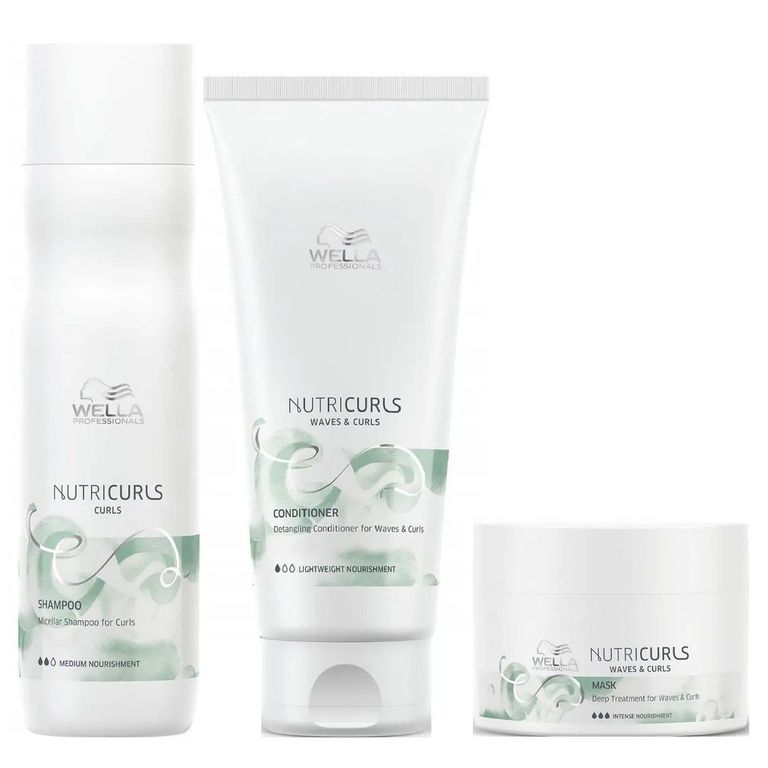 Shampoo Para Rizos 250ml + Acondicionador + Mascarilla Nutri