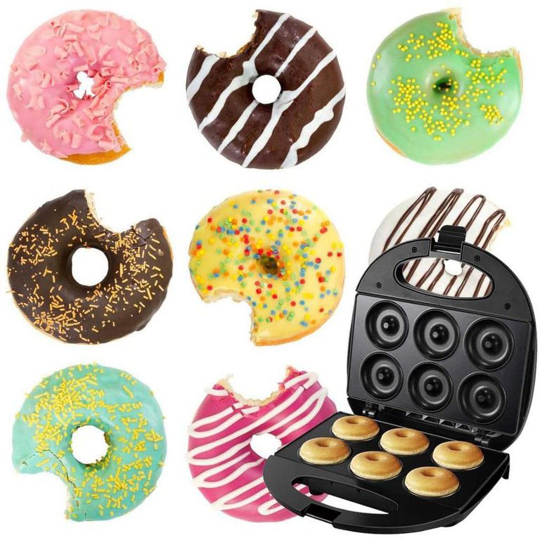 Horno para Hacer Rosquillas Mini Donas hasta 6 a la Vez
