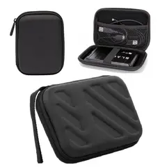 GENERICO - Funda Anti Golpes Case Disco Duro Externo 2.5 Cremallera Negro Liso