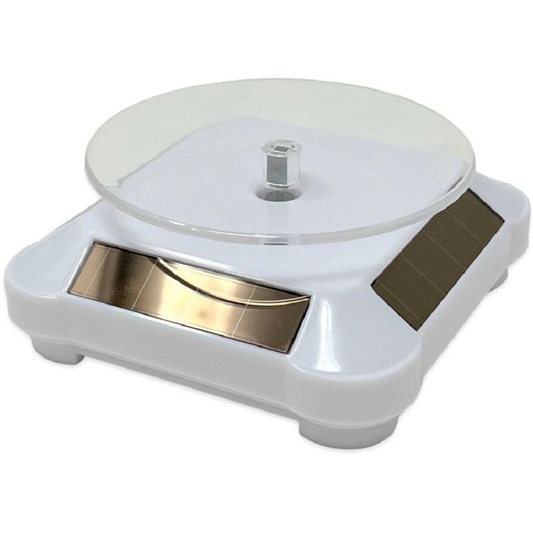 Base Giratorio 360 Exhibidor Mostrador a Panel Solar - Pila