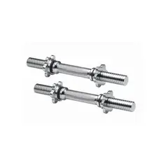 HOLGU - Barra Manubrios Mancuernas Cromadas Unisex-