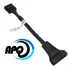 UNIVERSAL - Adaptador de Placa USB 3.0 de 20 Pines Macho a 2.0-9 Pines Hembra