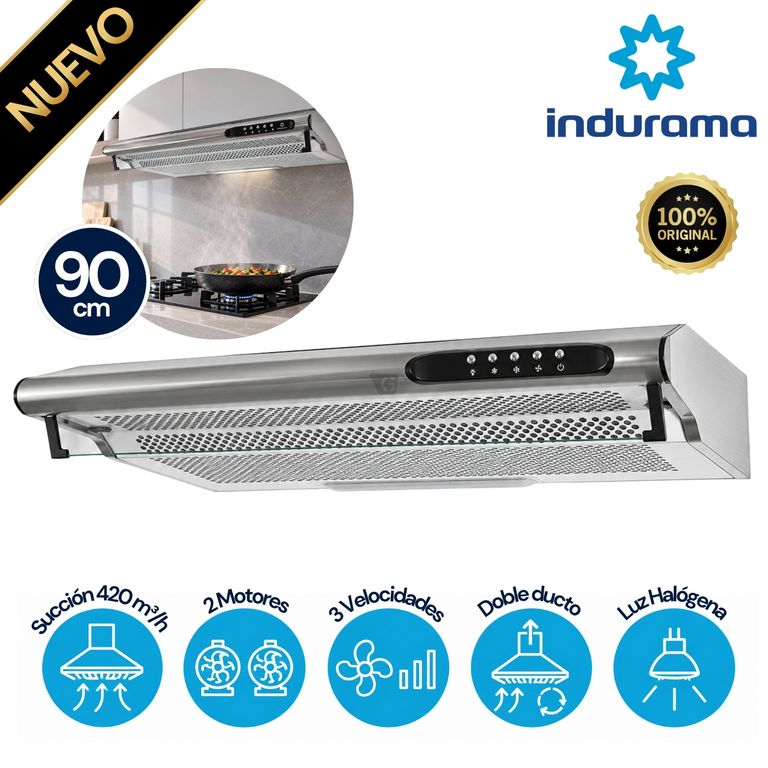 Campana Extractora 3 Velocidades CEI-902CRP