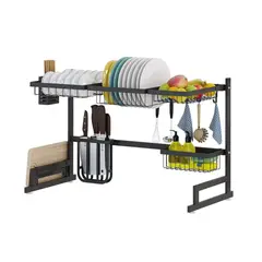 OEM - Organizador Y Escurridor de Platos Acero Inoxidable 85CM