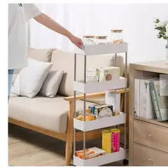 GENERICO - Organizador de baño lavandería de 4 niveles para espacio pequeños