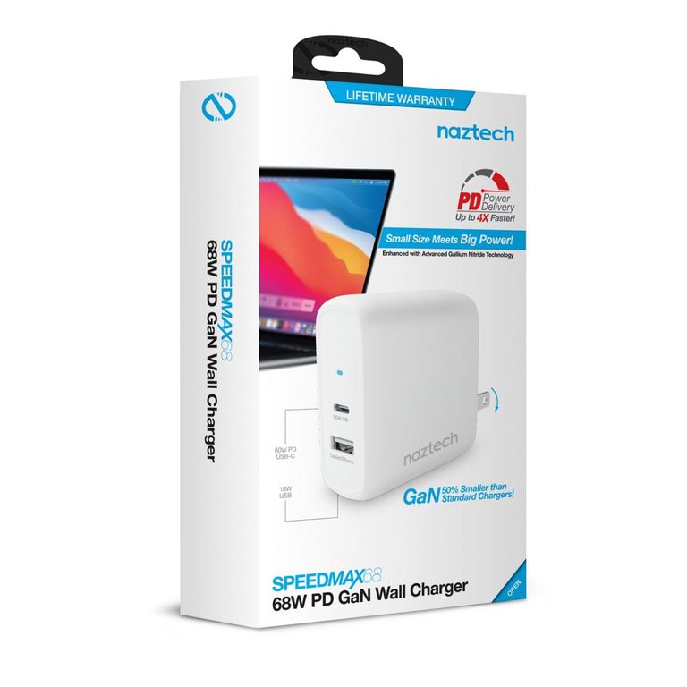 CARGADOR SPEEDMAX 68W PD GaN WALL CHARGER