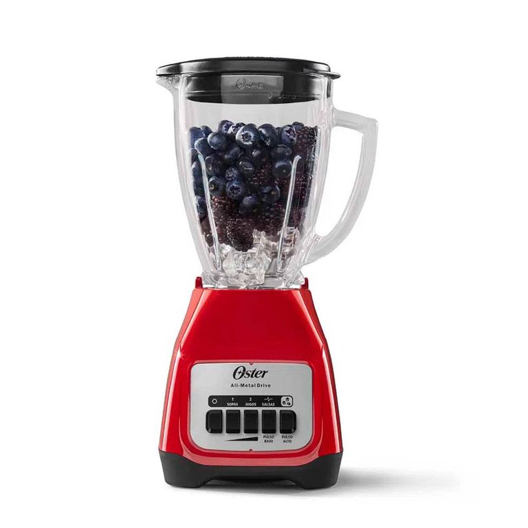 Licuadora 2 vel + pulso BLSTKAG-RPB Oster- Rojo