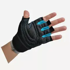 GENERICO - Guantes deportivos con muñequera para pesas ciclismo