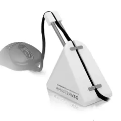 VSG - Soporte de clable para mouse hyperion con antideslizante - Blanco
