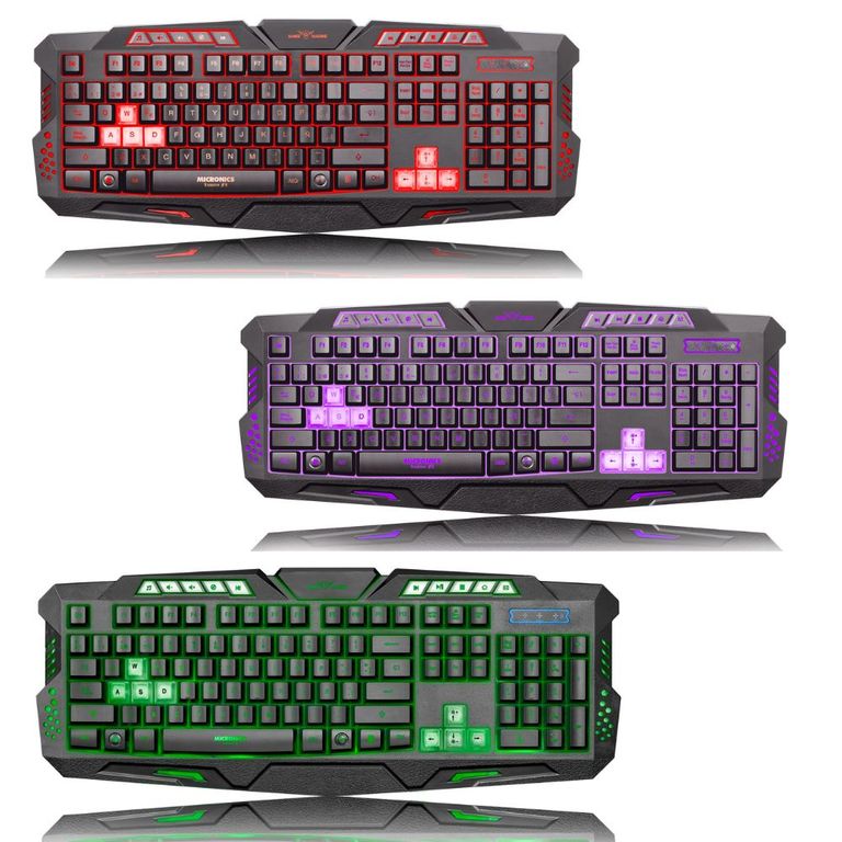 Teclado Gamer Lumiere Luces Led