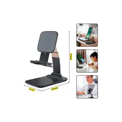 GENERICO - Soporte para celular de escritorio - negro