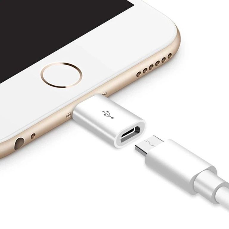 Adaptador Otg De Microusb V8 A Lightning iPhone