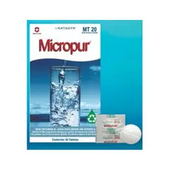 GENERICO - 3 Pastillas purificadoras de agua MICROPUR