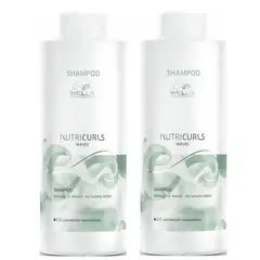 WELLA - Duo Shampoo para ondas Nutricurls Waves 1000ml