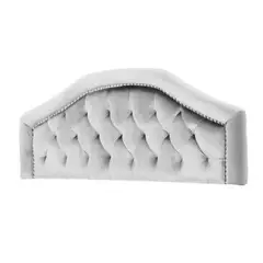 MAVISAC - Cabecera Reina Plaza Y Media Color Blanco - Ultra Cuero