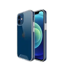 SPACE - Case Transparente Compatible con iPhone 12