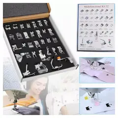 GENERICO - 32 Prensatelas Accesorios Para Máquinas De Coser Familiar