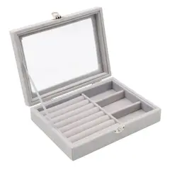 INSPIRA - Joyero Caja Organizadora Portátil Terciopelo