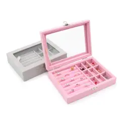 INSPIRA - Joyero Caja Organizadora Portátil Terciopelo