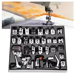 GENERICO - Kit Multifuncional 32 Prensatelas Repuesto Máquina Domestica