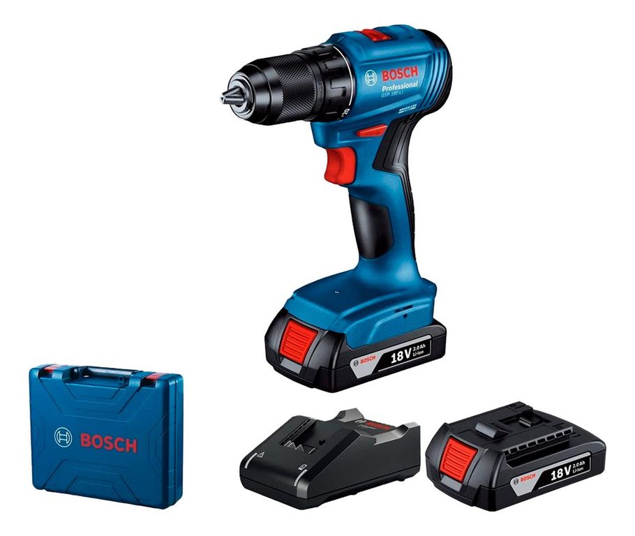 Taladro Atornillador GSR 185-LI 18V 2 Baterías + Cargador