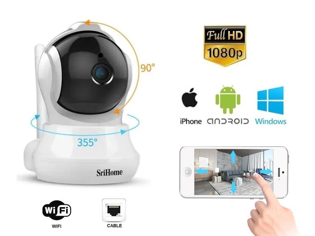 CÁMARA VIGILANCIA WIFI SENSOR MOVIMIENTO ROBÓTICA AUDIO 128G