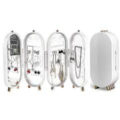 IMPORTADO MC - Joyero Organizador Acrílico - Color Verde - Plegable para Joyas