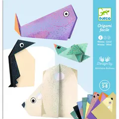 DJECO - - Papel De Origami - Animales Polares