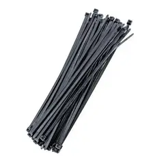 GENERICO - Precinto de Seguridad 200mm X 25mm - Negro