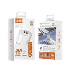 LDNIO - Cargador Fast charging Dual QC-PD 45W