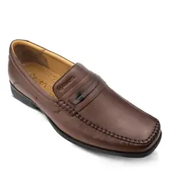 HAWERL - Zapato Confort Vestir Hombre H381 Marrón
