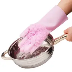 GENERICO - Pack de dos pares GUANTES MAGICOS DE SILICONA