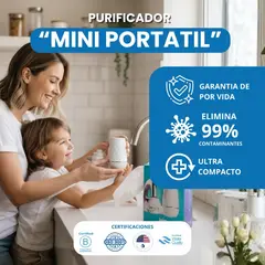 PURA - Filtro Purificador compacto Directo al Grifo- Anti Cloro