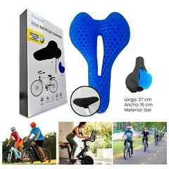 Asiento de Gel Cojín Funda para Bicicleta Ciclismo