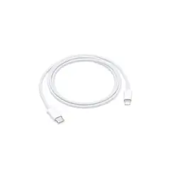 APPLE - Cable de USB-C a Conector Lightning 1m Original - Blanco