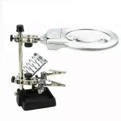 OTTOWARE - Soporte para Soldar con Lupa y Luz V2