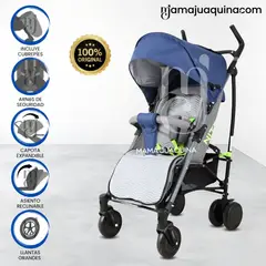 BABY GO - Coche Bastón Deportivo NITRO PLUS Blue