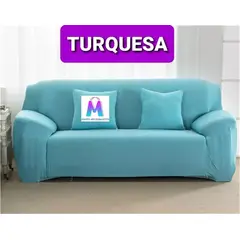 GENERICO - Forros de muebles Set spandex 3-2-1 color Turquesa