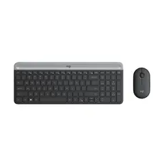 LOGITECH - Teclado Con Mouse Inalámbrico Mk470 Slim Negro