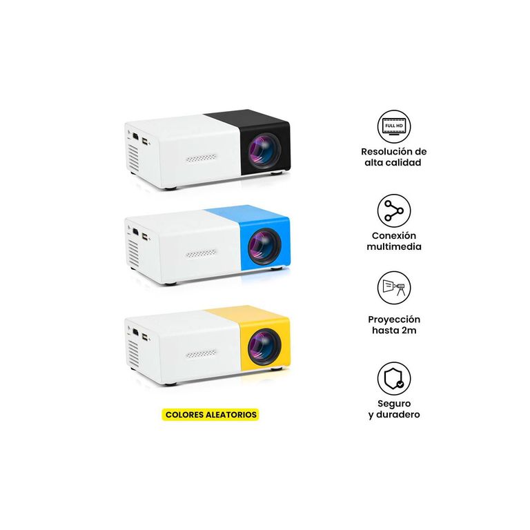 Mini Proyector Portátil Led - Aleatorio