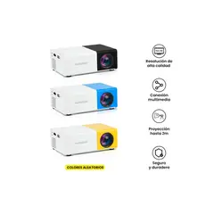 GENERICO - Mini Proyector Portátil Led - Aleatorio