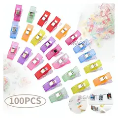 GENERICO - 100 Pinzas Clips Accesorios Costura Quilting, Binding, Craft