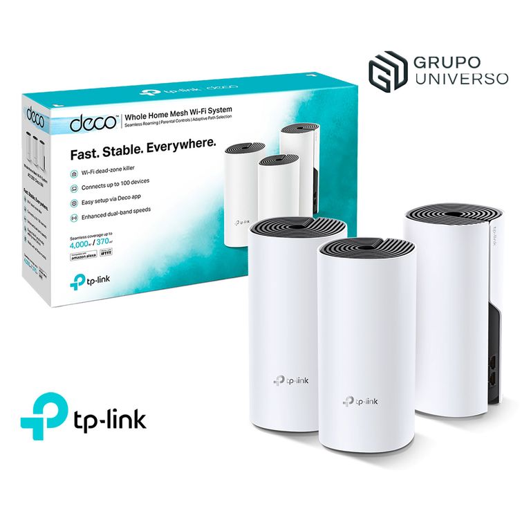 Mesh Deco M4 3 Pack TP-Link Wi-Fi 5 GHz 2.4 GHz AC1200