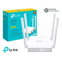TP LINK - Router Archer C24 TP-Link AC750 100Mbps Wireless 5 GHz 2.4 GHz Doble Banda