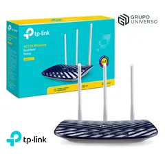 TP LINK - Archer C20 TP-Link Router Inalámbrico AC750 Doble Banda 5 GHz 2,4 GHz
