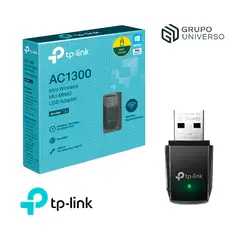 TP LINK - Adaptador Usb Inalámbrico Archer T3U TP-Link 2 Bandas Ac1300