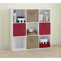 VILLA HOGAR - Estante organizador Cubico blanco