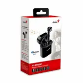 GENIUS - Audifono Microfono True Wireless hs M900BT Bluetooh Negro